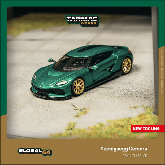 Tarmac Works 1:64 Koenigsegg Gemera Green