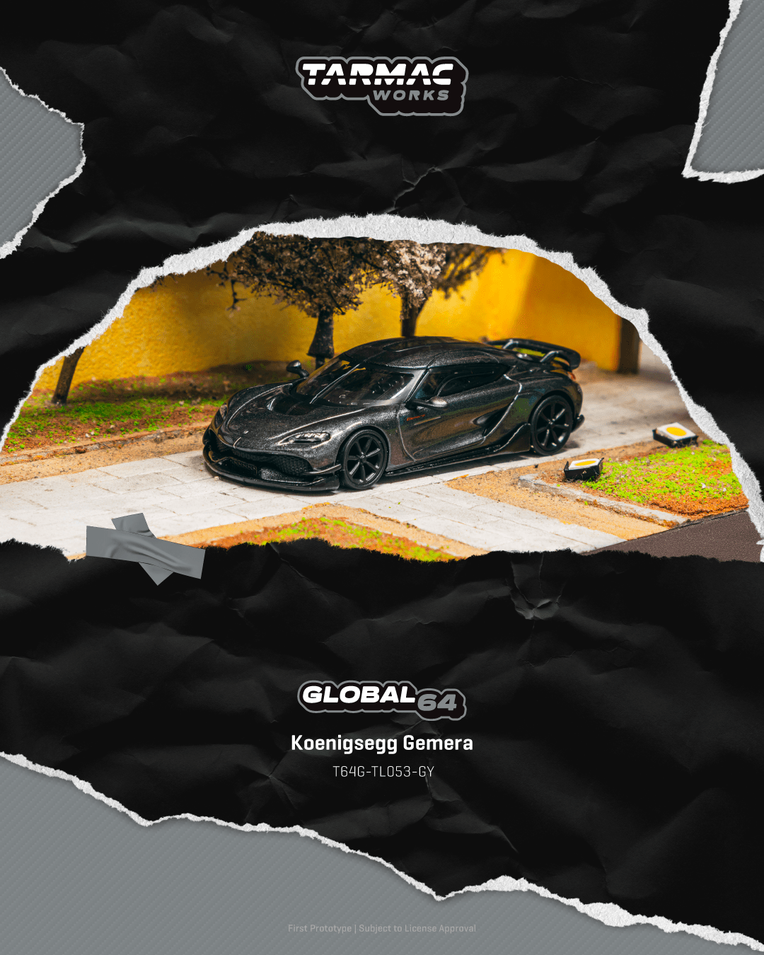 TARMAC WORKS - KOENIGSEGG GEMERA GREY