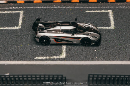 TARMAC WORKS 1/64 - KOENIGSEGG ONE:1 SILVER