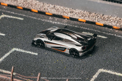 TARMAC WORKS 1/64 - KOENIGSEGG ONE:1 SILVER