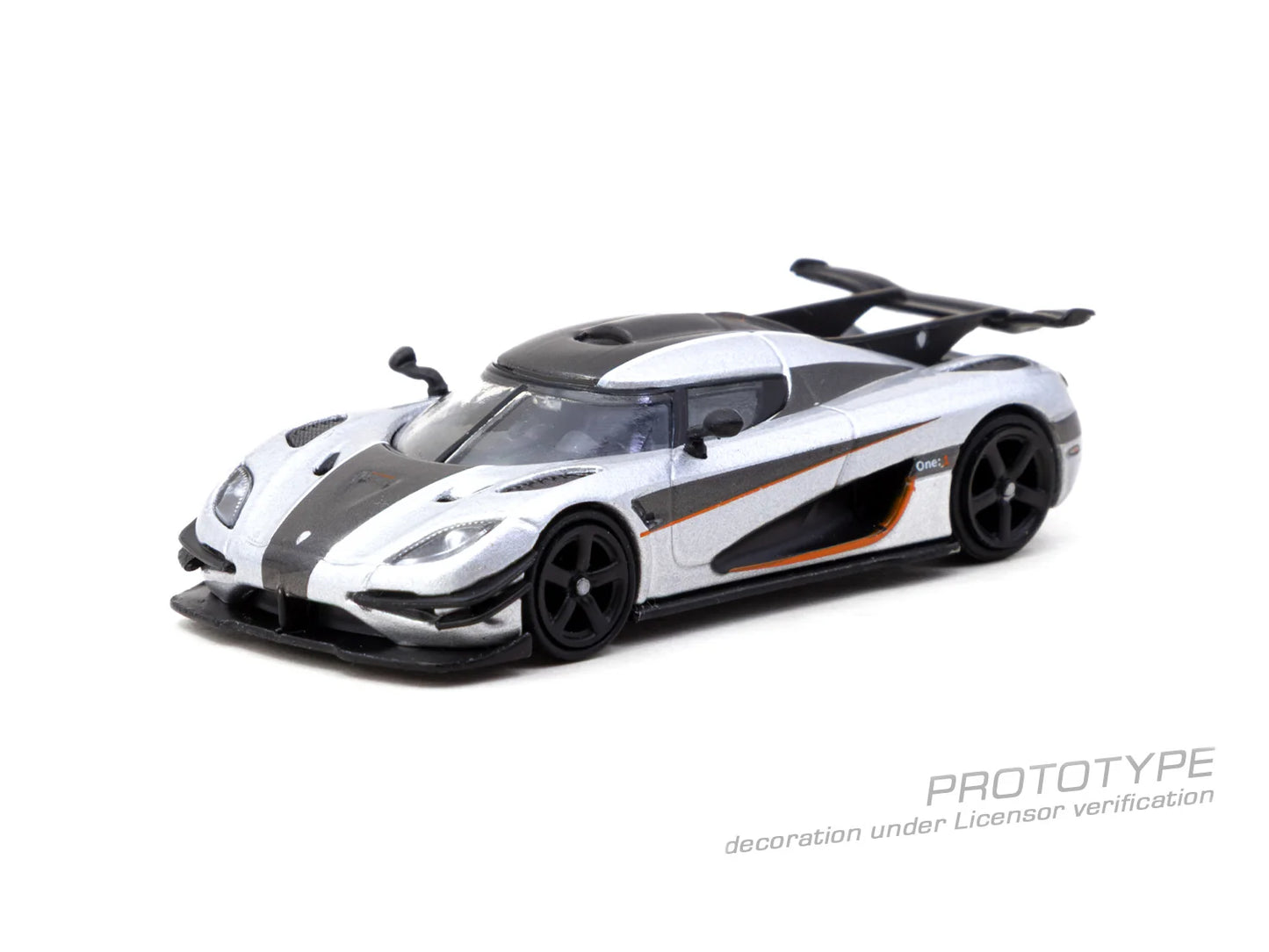 TARMAC WORKS 1/64 - KOENIGSEGG ONE:1 SILVER