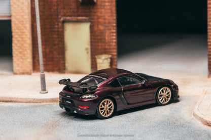 TARMAC WORKS - PORSCHE CAYMAN GT4RS AMETHYST METALLIC PURPLE