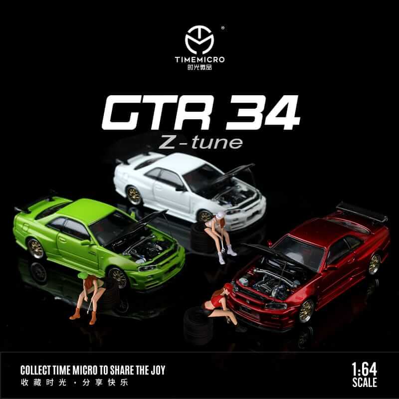 NISSAN GTR34 OPEN LIMITED EDITION ( WHITE )