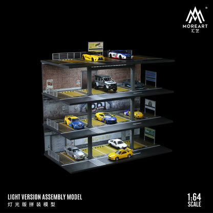 AMERICAN STEEL FRAME STYLE GARAGE LIGHTING VERSION ASSEMBLY SCENE