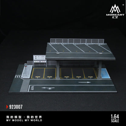 MoreArt1:64 Steel Frame Structure Platform Parking Scene Simulation Model