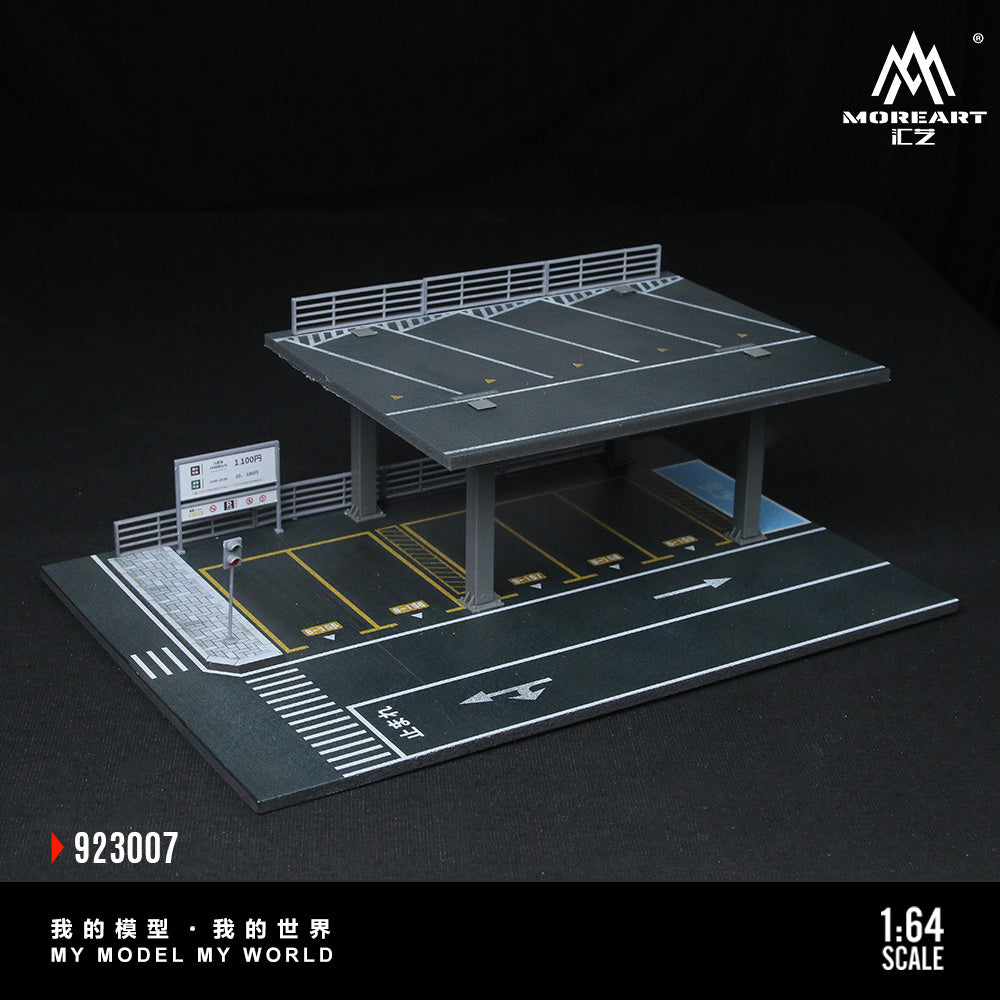 MoreArt1:64 Steel Frame Structure Platform Parking Scene Simulation Model