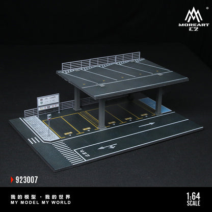MoreArt1:64 Steel Frame Structure Platform Parking Scene Simulation Model