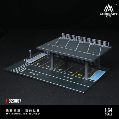 MoreArt1:64 Steel Frame Structure Platform Parking Scene Simulation Model