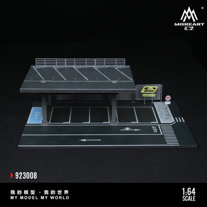 MoreArt1:64 Steel Frame Structure Platform Parking Scene Simulation Model