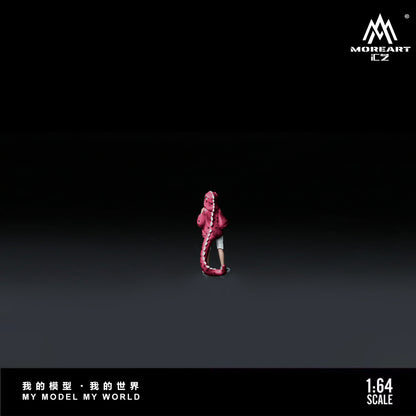 Pink/green dinosaur dolls are expected to arrive in about one month