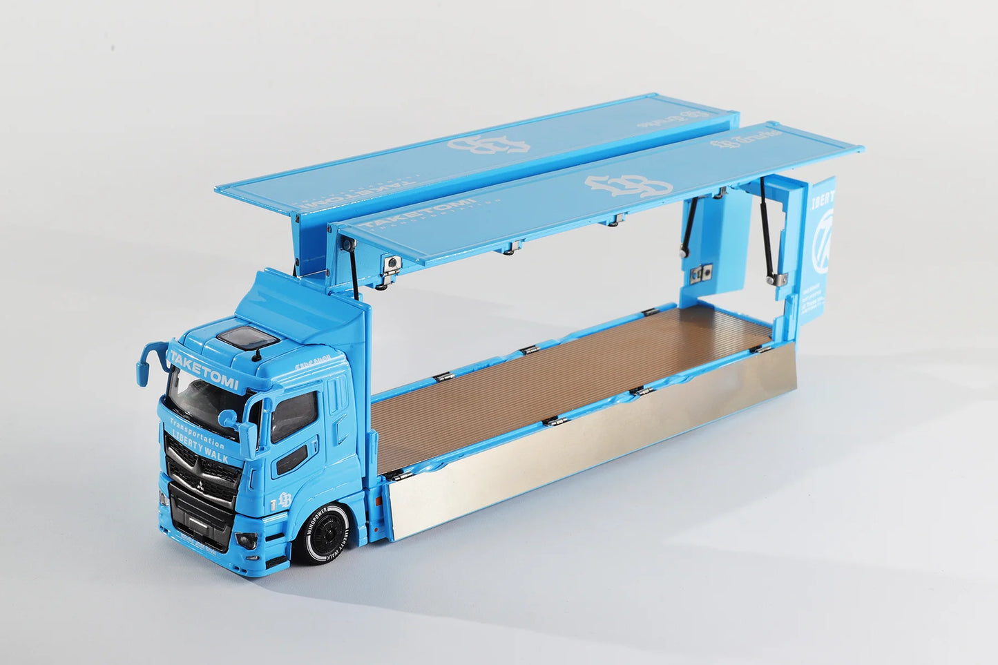 GCD 1:64 LB-TRUCKS Mitsubishi Fuso Super Great BBblue