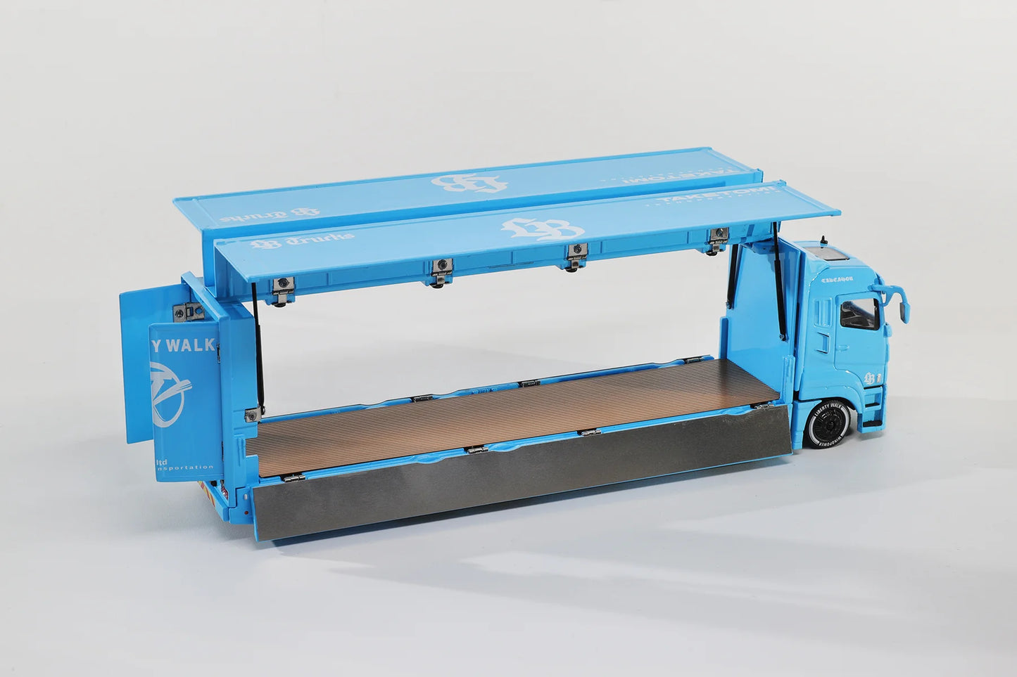 GCD 1:64 LB-TRUCKS Mitsubishi Fuso Super Great BBblue