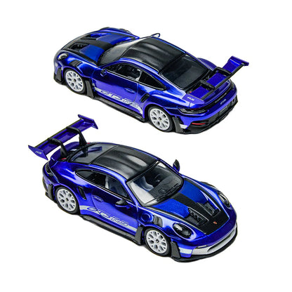 TimeMicro1:64 992 GT3 RS San Marino Blue Simulation Alloy Car Model