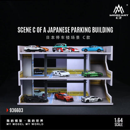 MoreArt1:64 Japanese Parking Building Scene C Simulation Model