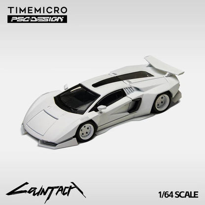 TimeMicro × PSC DESIGN 1:64 Countach "V" Ver. Mechanic PSC simulation alloy car model