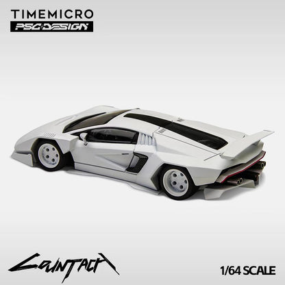 TimeMicro × PSC DESIGN 1:64 Countach "V" Ver. Mechanic PSC simulation alloy car model