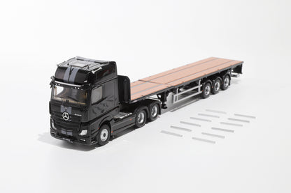 1:64 Mercedes-Benz Actros 6x2 &amp; Scalable Trailer