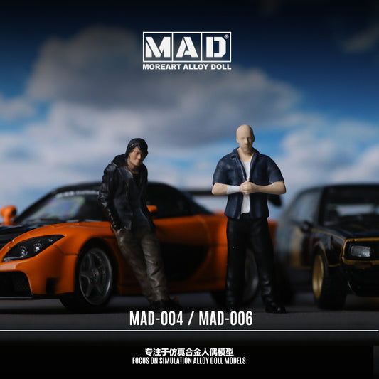 MAD 1:64 Fast & Furious-themed realistic alloy figurine model