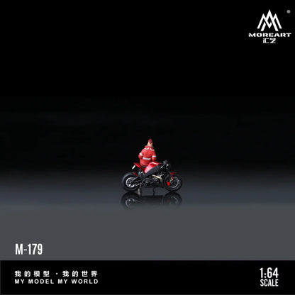 MoreArt 1:64 BUELL XB12S Red Motorcycle Figure, Resin Model
