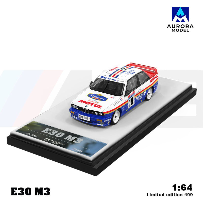 AM Aurora 1:64 BMW E30 Lafimon &amp; McLaren 720S Shark Painted small scale alloy car model