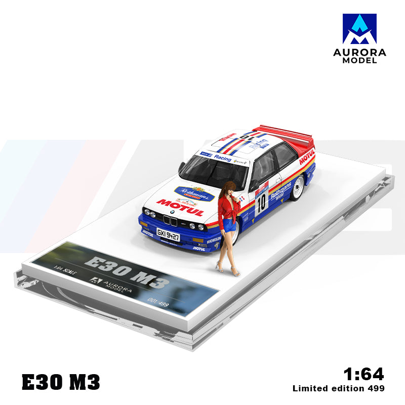 AM Aurora 1:64 BMW E30 Lafimon &amp; McLaren 720S Shark Painted small scale alloy car model