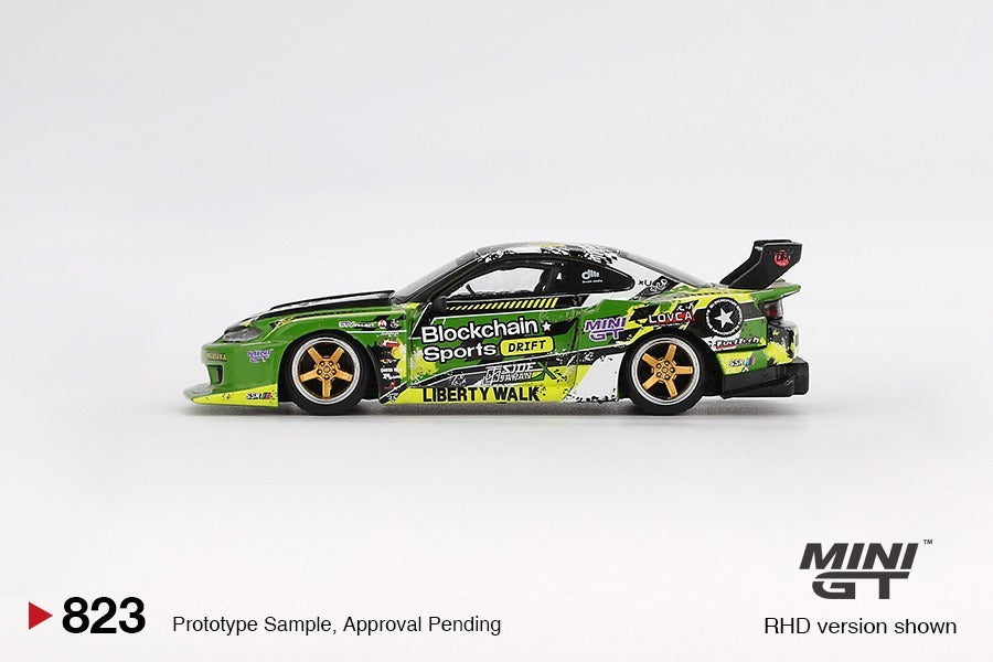 MGT00823-R * NISSAN LB-SUPER SILHOUETTE S15 SILVIA #555 V2 2024 FORMULA DRIFT JAPAN - PRE ORDER