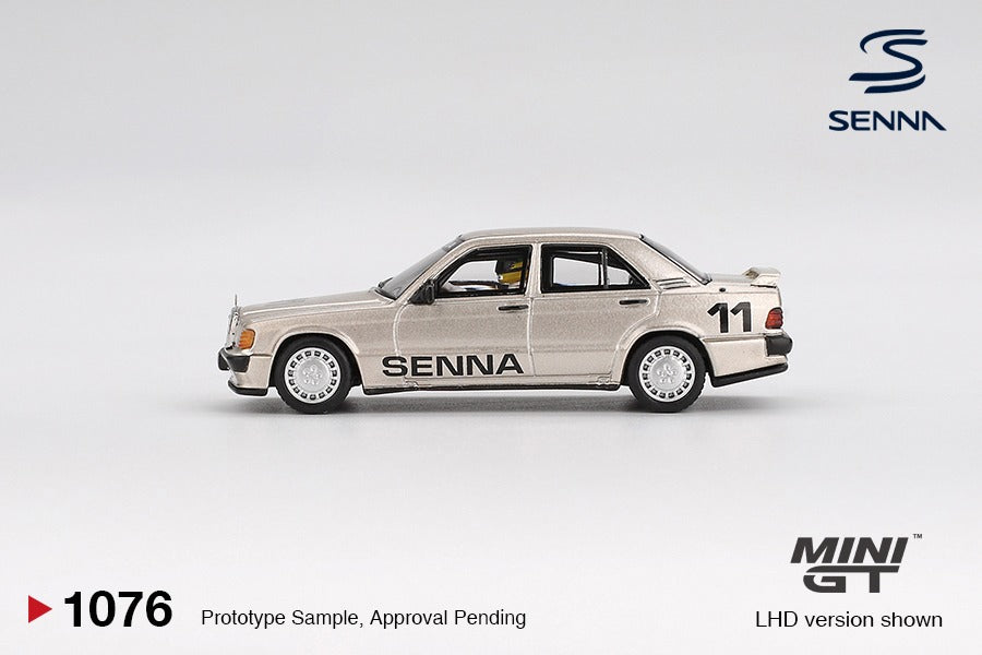 MERCEDES-BENZ 190 E 2.3-16 #11 AYRTON SENNA 1984 NÜRBURGRING RACE OF CHAMPIONS W/ FIGURE - PRE ORDER