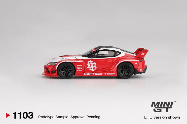 LB★WORKS Toyota GR Supra Red/White
