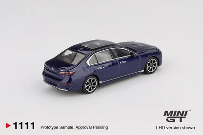 BMW i7 xDrive60 Tanzanite Blue Metallic
