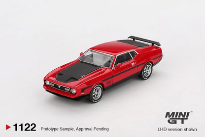 MINIGT - Ford Mustang Mach1 1971 Race Red - MGT01122