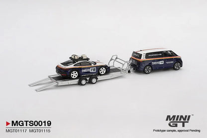 MINIGT - MGTS0019 Porsche 911 Dakar #718 / Volkswagen ID. Buzz Porsche Centrum Gelderland Roughroads Set