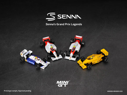 MINIGT - Lotus 99T #12 Ayrton Senna 1987 Monaco Grand Prix Winner MGT01088-L *