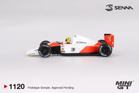 MINIGT - McLaren MP4/6 #1 Ayrton Senna 1991 Japanese Grand Prix 2nd Place - MGT01120