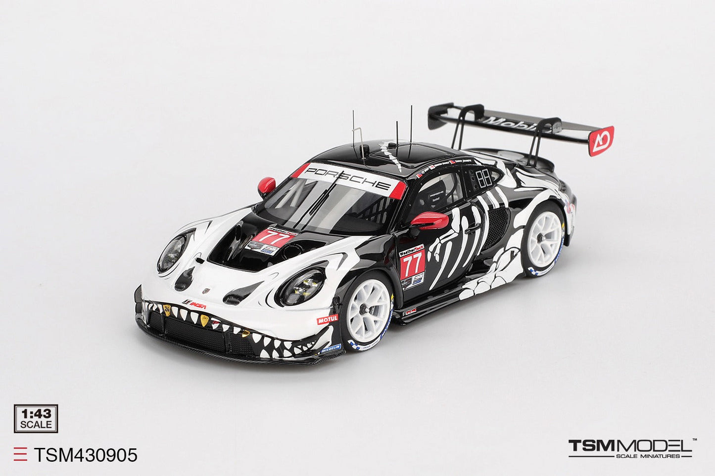 MINIGT - 1/43 PORSCHE 911 GT3 R #77 AO RACING 2025 IMSA PETIT LE MANS TSM430905