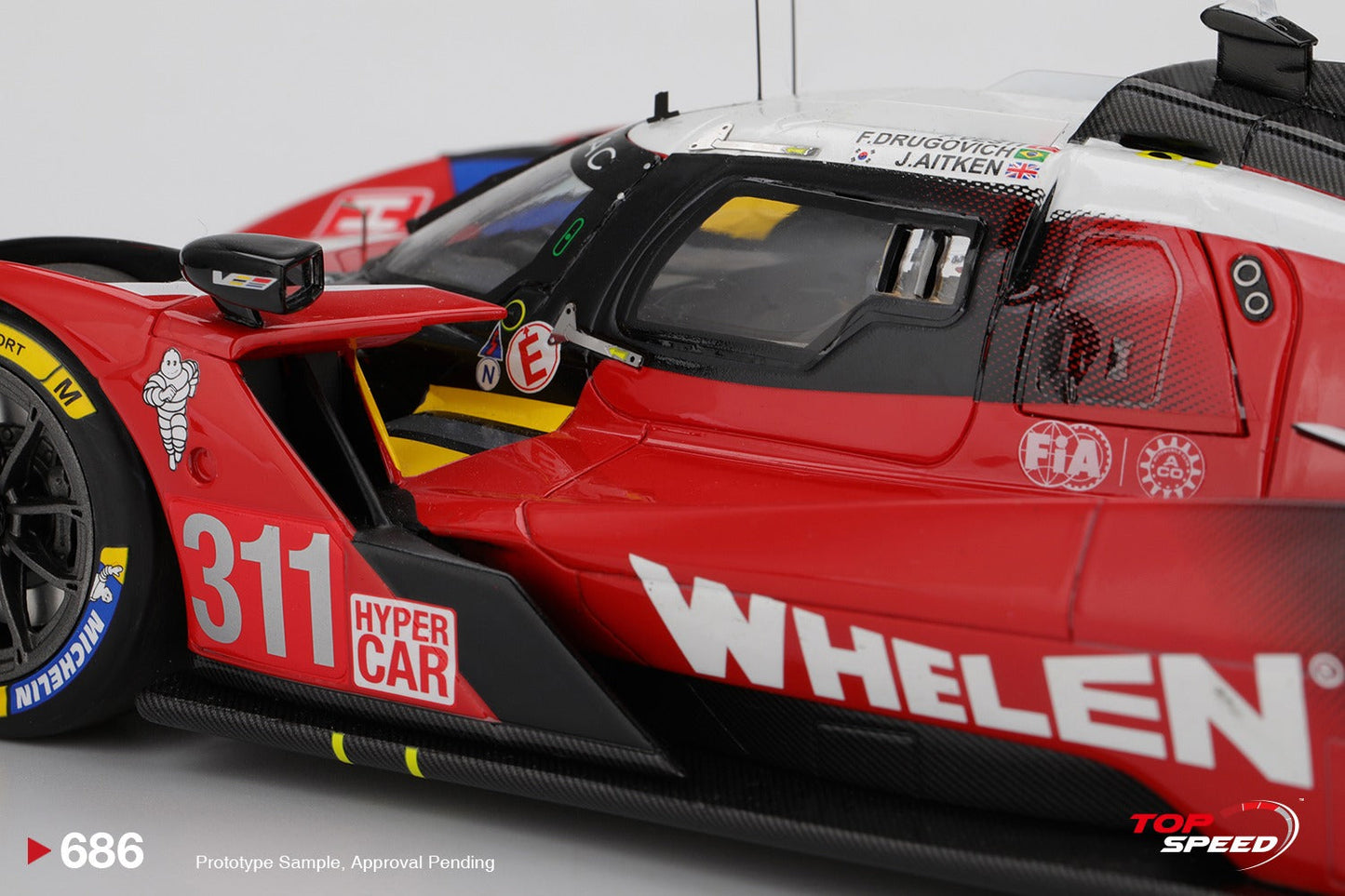 TOP SPEED - CADILLAC V-SERIES.R #311 CADILLAC WHELEN 2025 LE MANS 24 HRS