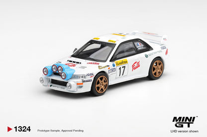 MINIGT - 1/64 Subaru Impreza WRC98 #17 1999 Rally Monte-Carlo