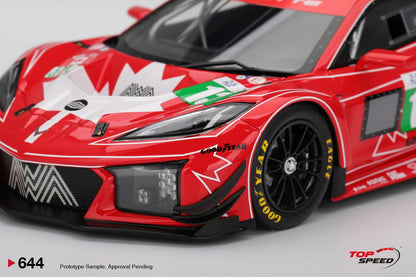 TOP SPEED - CHEVROLET CORVETTE Z06 GT3.R #13 AWA RACING 2025 LE MANS 24 HRS