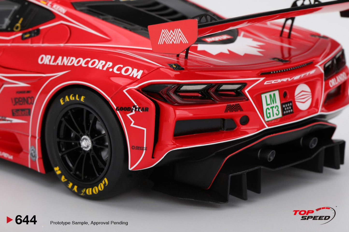 TOP SPEED - CHEVROLET CORVETTE Z06 GT3.R #13 AWA RACING 2025 LE MANS 24 HRS