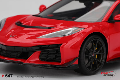 TOP SPEED - CHEVROLET CORVETTE ZR1 TORCH RED