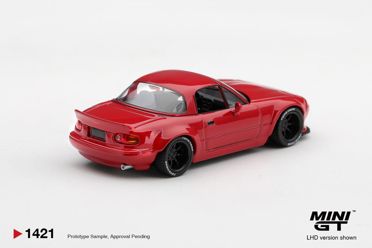 MINIGT 1/64 Mazda MX-5 (NA) Pandem Classic Red