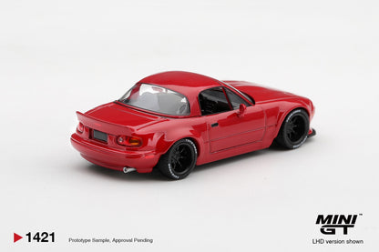 MINIGT 1/64 Mazda MX-5 (NA) Pandem Classic Red