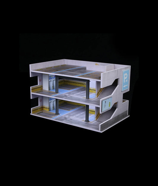 MoreArt1:64 Japanese Parking Building Scene C Simulation Model