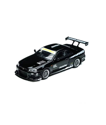 TimeMicro 1:64 Skyline GT-R R34 "Pasión" Black $19.00