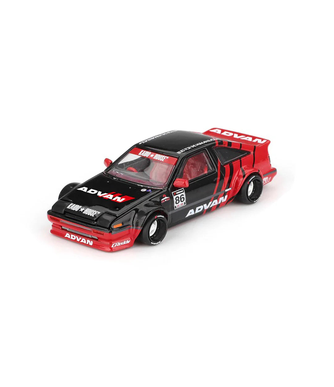KaidoHouse x MINI GT Toyota AE86 Sprinter Trueno Kaido ADVAN KHMG214