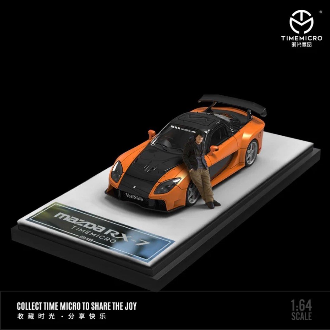 MAZDA RX-7 VEILSIDE FAST AND FURIOUS ( WITH FIGURE )