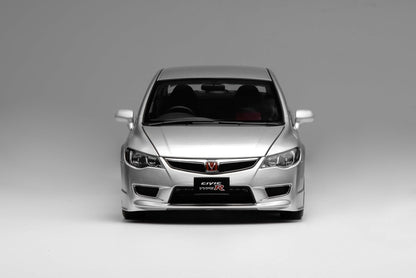 1/18 HONDA CIVIC TYPE R (FD2) 2007 LATE VERSION SUPER PLATINUM METALLIC SILVER – MOTORHELIX - PRE ORDER