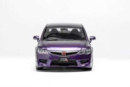 1/18 HONDA CIVIC TYPE R (FD2) 2007 LATE VERSION PREMIUM DEEP VIOLET PEARL – MOTORHELIX - PRE ORDER