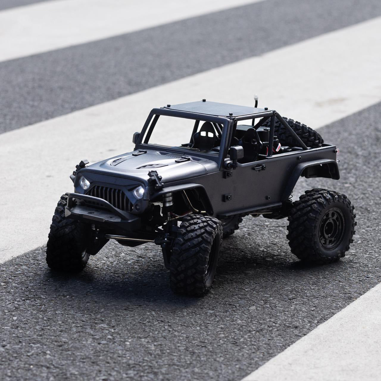 MJX H12Y Standard Brushless 1:12th Scale Crawler Truck (2S LiPo Version) - Grey