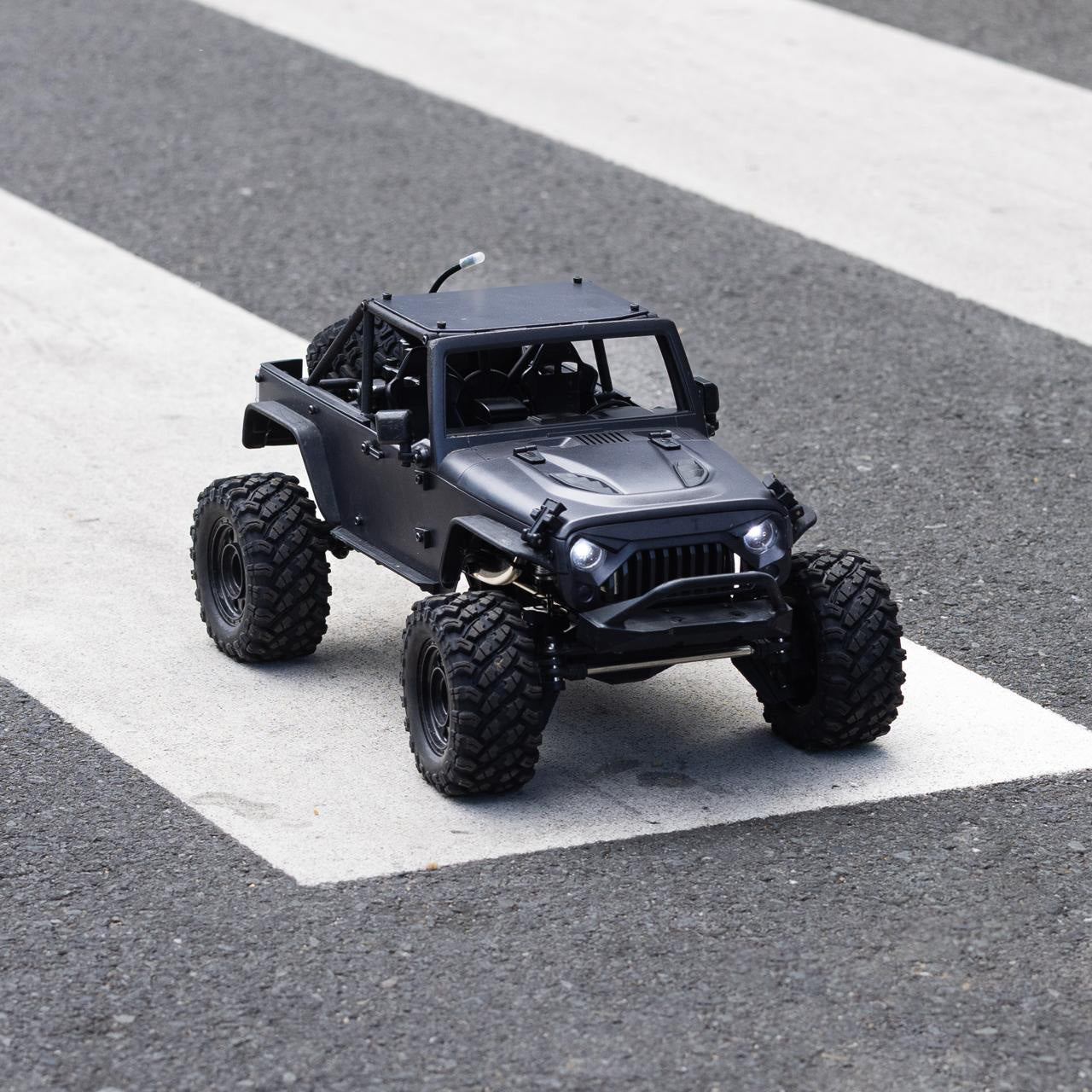 MJX H12Y Standard Brushless 1:12th Scale Crawler Truck (2S LiPo Version) - Grey