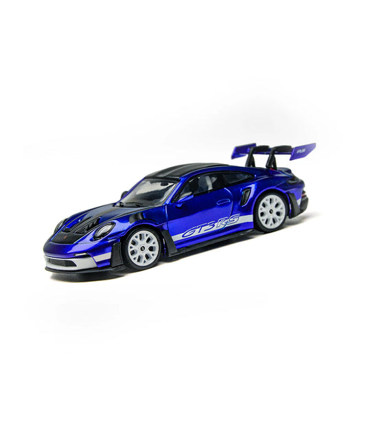 TimeMicro1:64 992 GT3 RS San Marino Blue Simulation Alloy Car Model